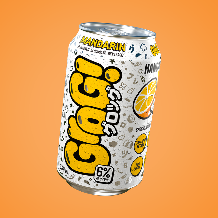 Grog Calming Grog – Hard Japanese Soda by Cold Ones | Low Sugar, 6% ABV